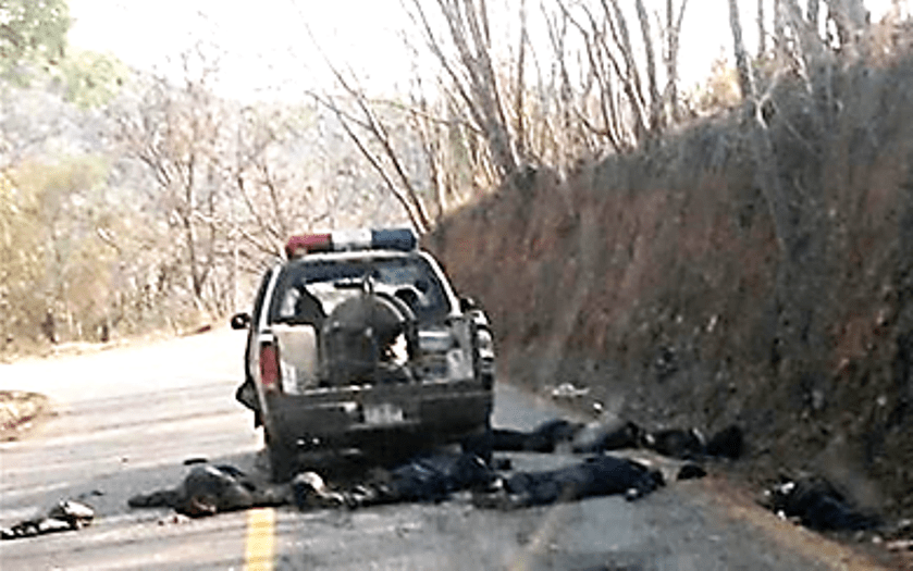 Mexican Guardia Nacional murdered